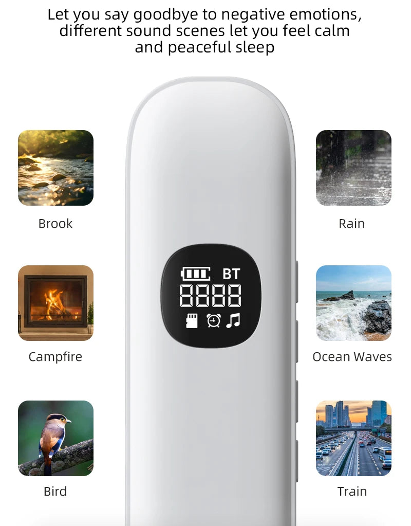 Under Pillow Bone Conduction Bluetooth Speaker White Noise Sleep Aid