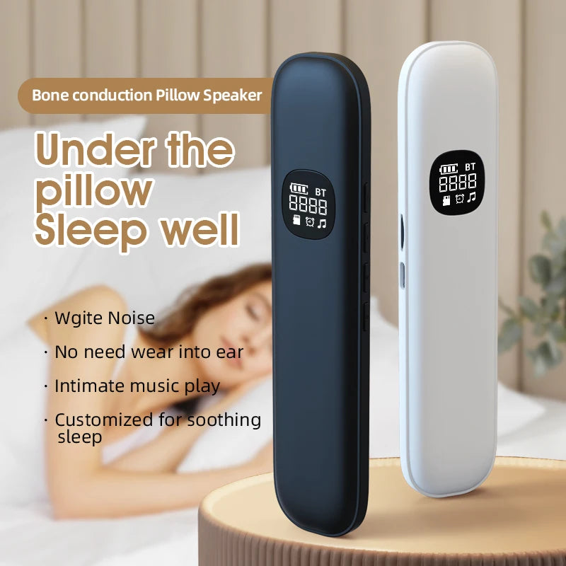 Under Pillow Bone Conduction Bluetooth Speaker White Noise Sleep Aid